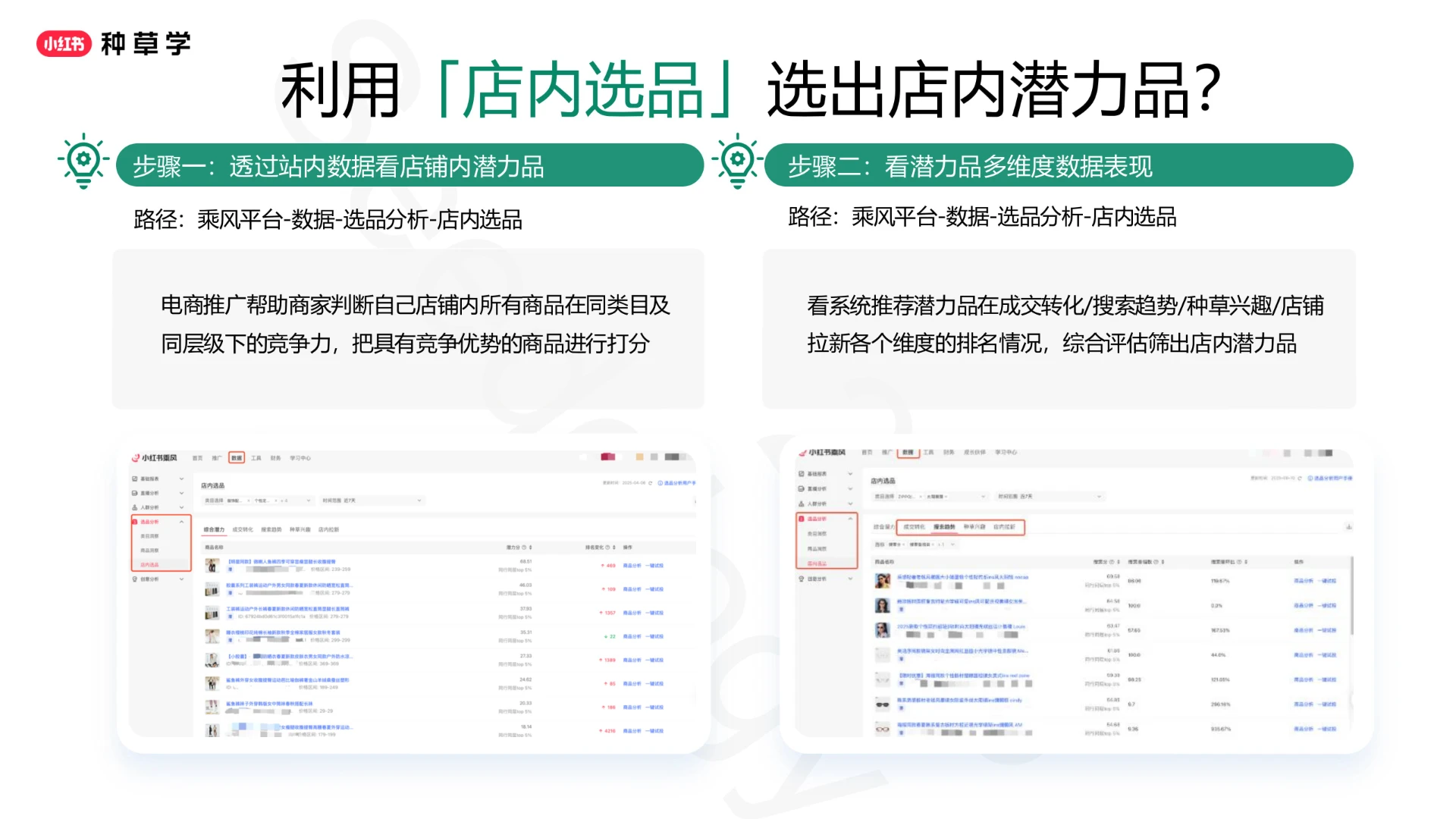 2025小红书闭环电商推广投放产品与方法论